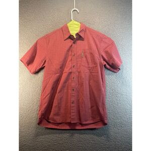 Columbia  Short sleeve shirt  Mens Red Size Large Plaid